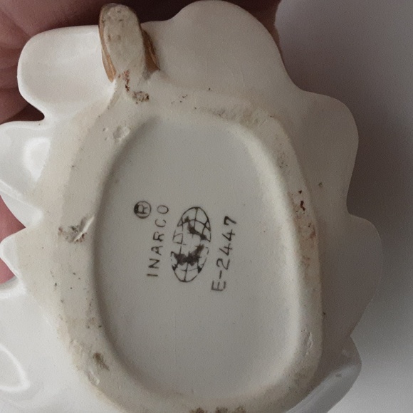 Vintage Inarco Japan E-2447 Porcelain Lady Planter 5.5" X 5" - Picture 7 of 9